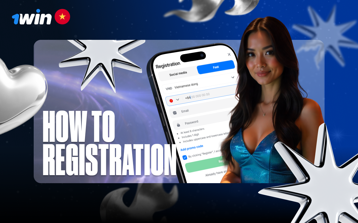 Follow this step-by-step guide to register on 1win in Vietnam.
