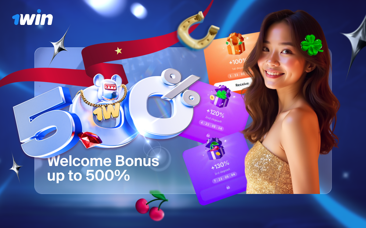 1win Welcome Bonus 500% Claim a welcome bonus up to 500% at 1win.